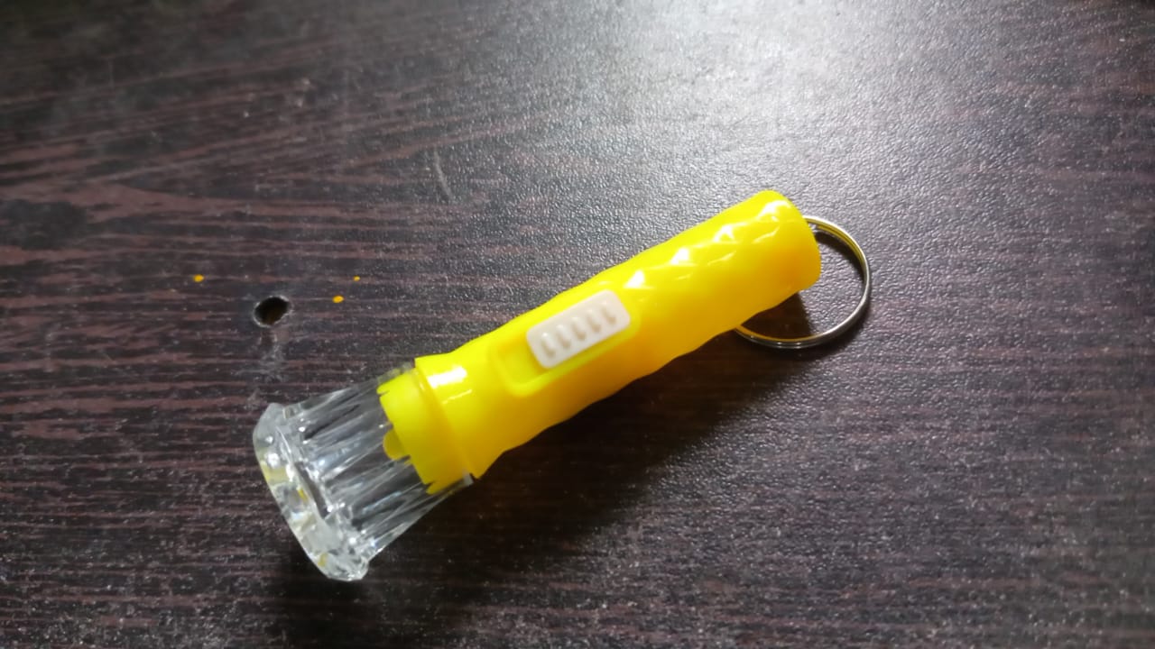 Small Plastic LED Torch β Cute & Handy Pocket Flashlight for Kids (1 Pc)