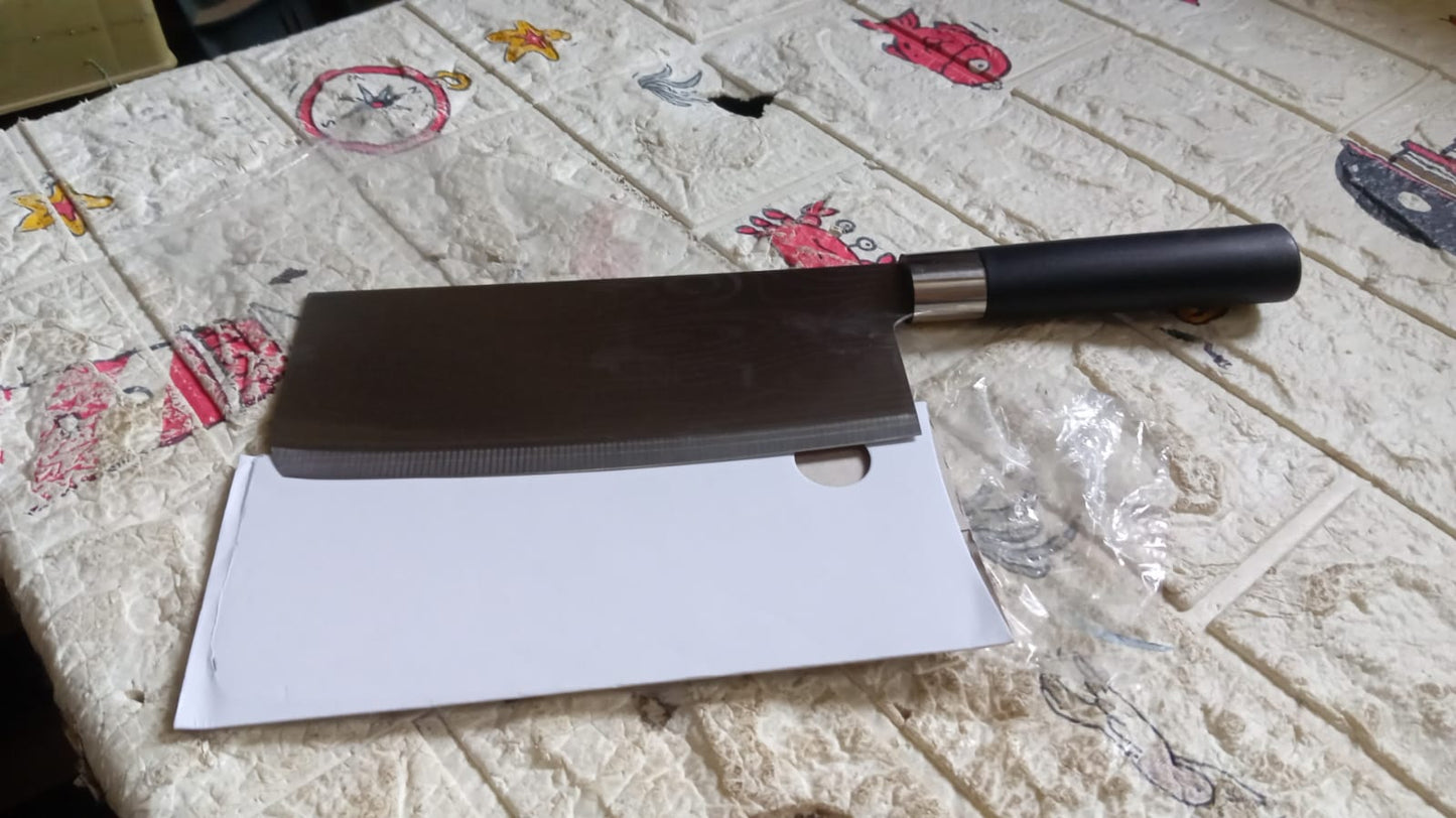 Stainless Steel Chef Damascus Cleaver Vegetable Knife (12 Inch)