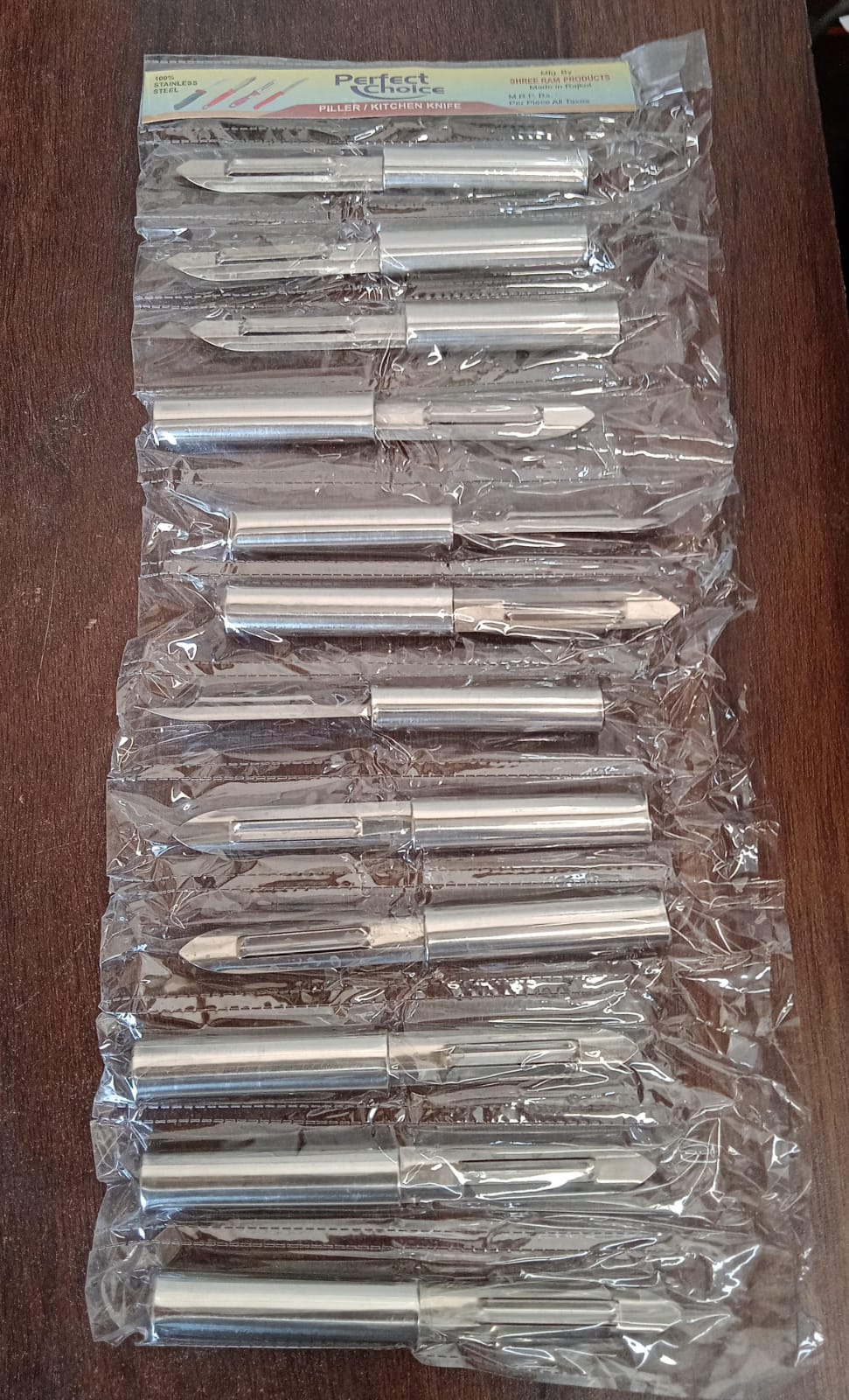 Stainless Steel Peeler Set β Multi-Purpose Handle for Peeling & Shredding (12 Pc)
