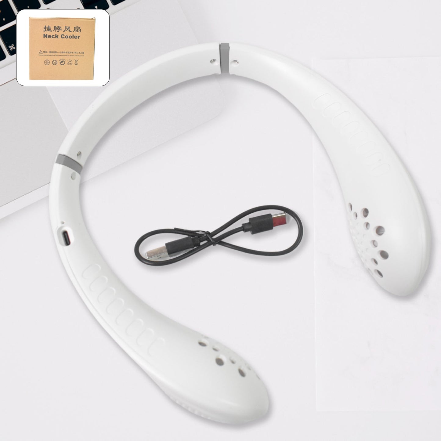 USB powered neck fan