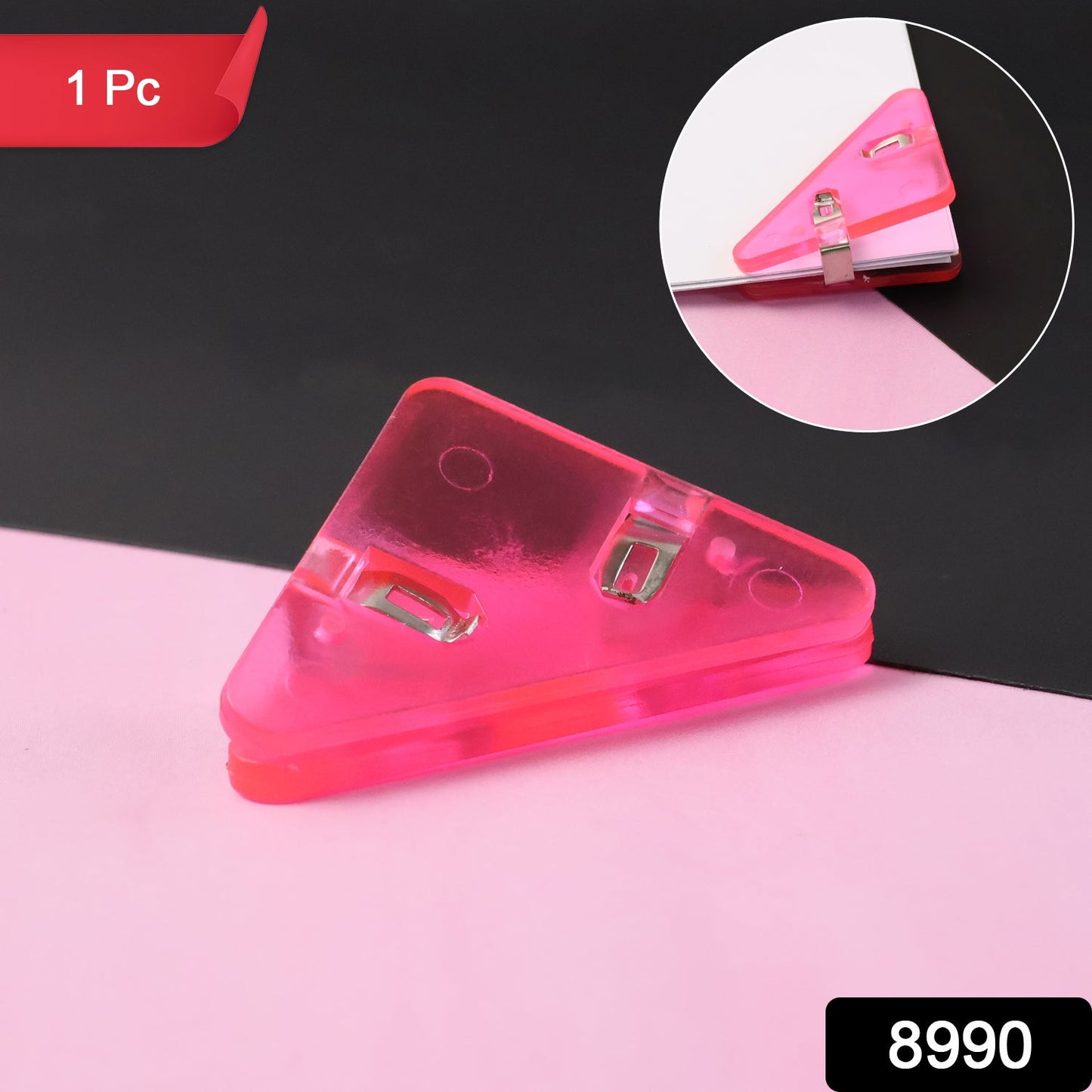 Corner clips for paper holding