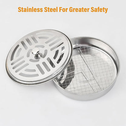 Decorative Mosquito Coil Holder Mosquito Coil Container,  for Home Patio