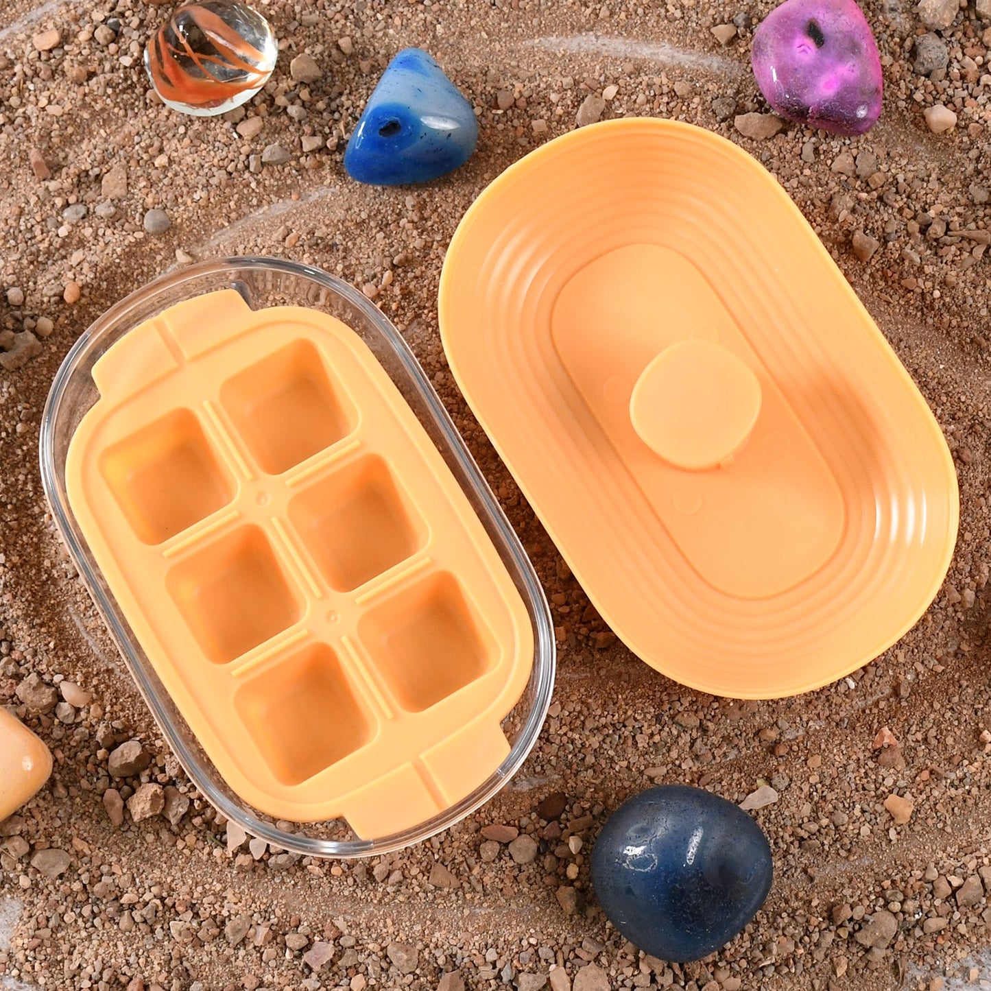 Plastic Ice Cube Tray (1 Set)
