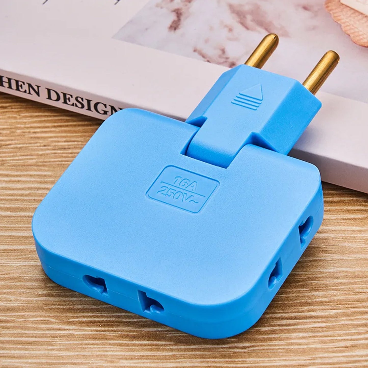 Wireless 3in1 Foldable Wall Plug Socket