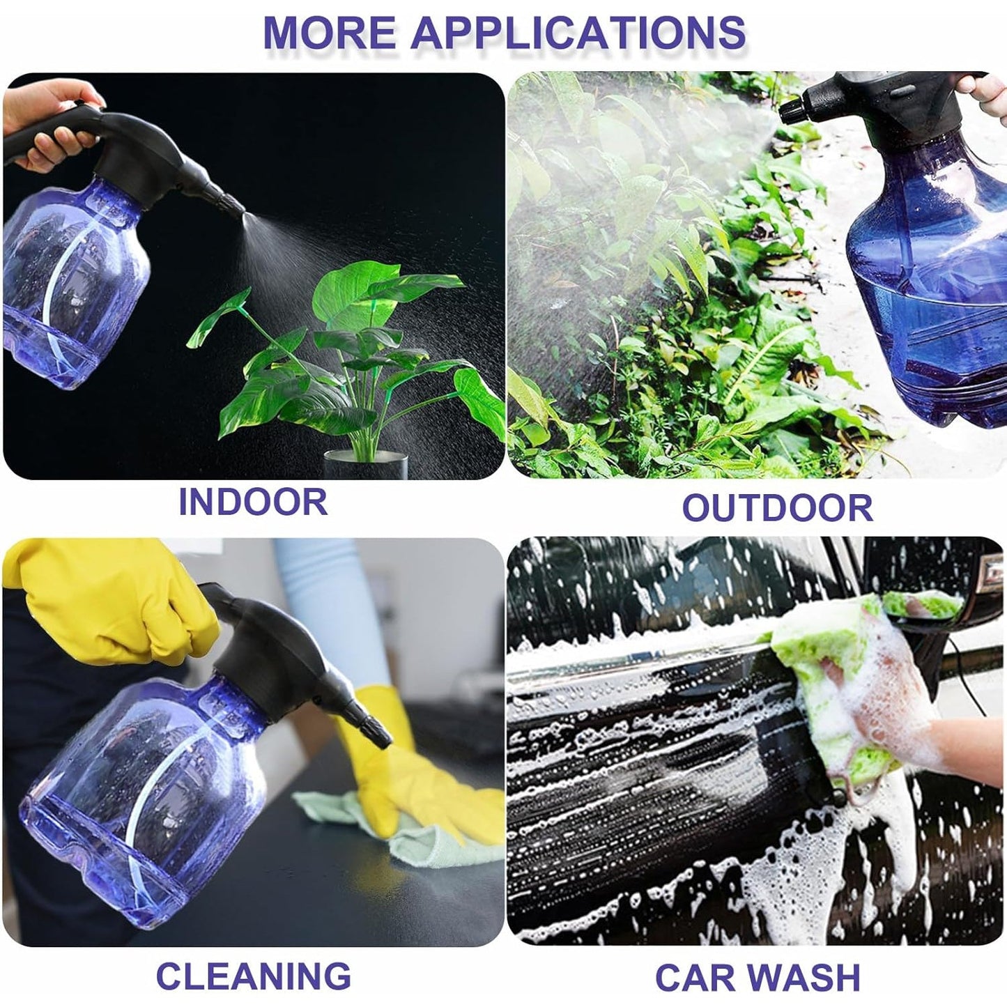 Electric 3L Garden Sprayer – Automatic, Rechargeable Watering Can Fertilizing (1 Pc)