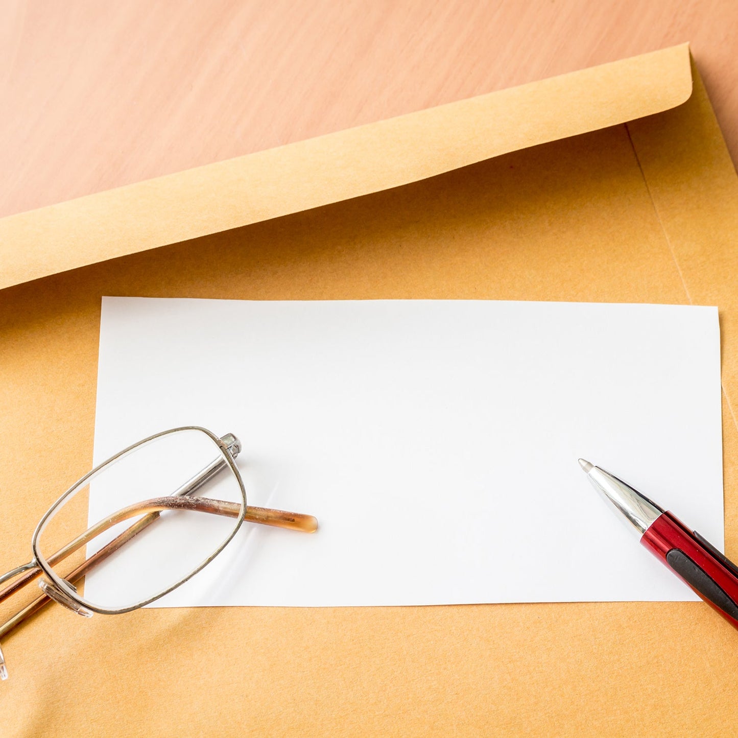 Brown Kraft Envelope for Invitations & Office Use (Mix Size / 1 Pc)