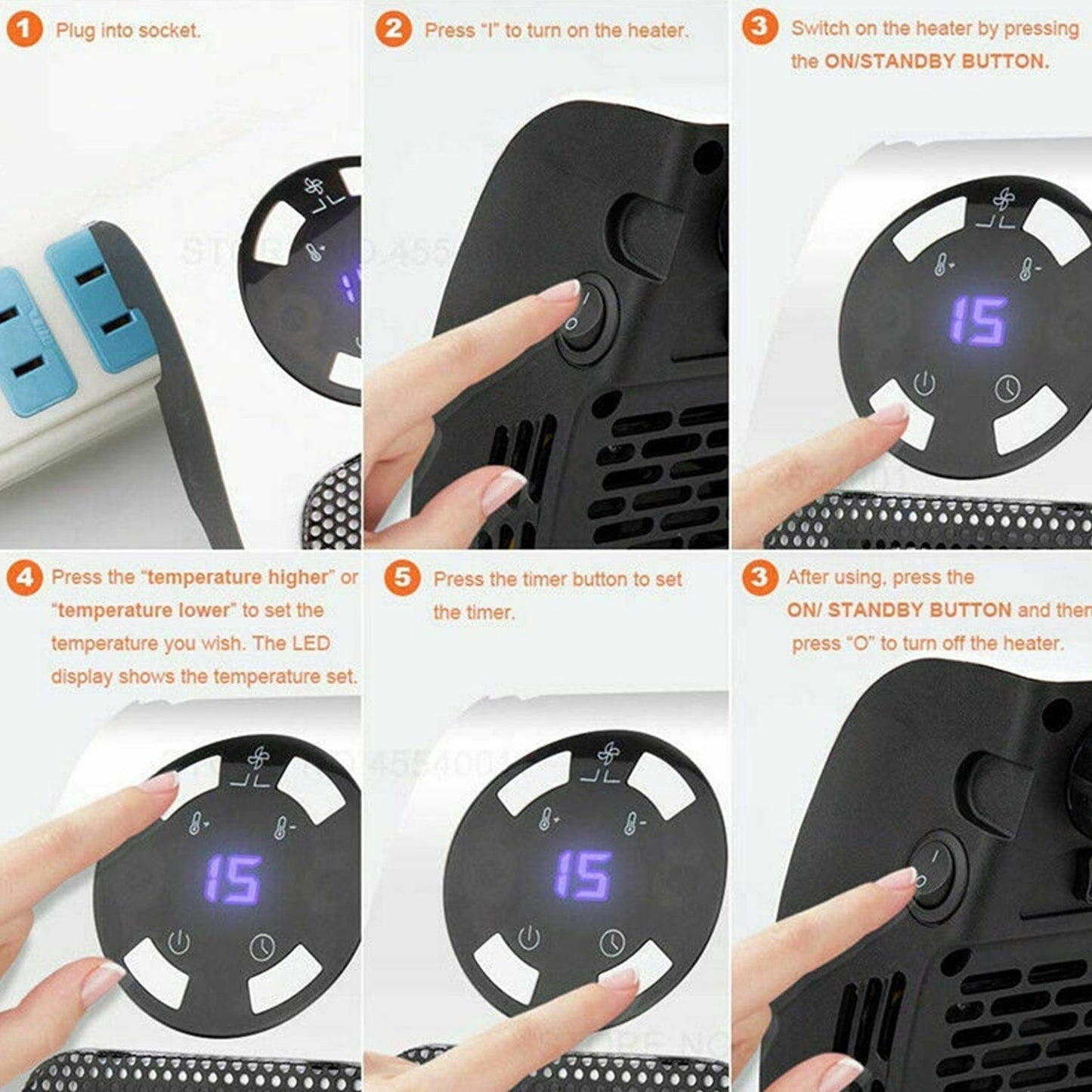 Fan Water Heater 