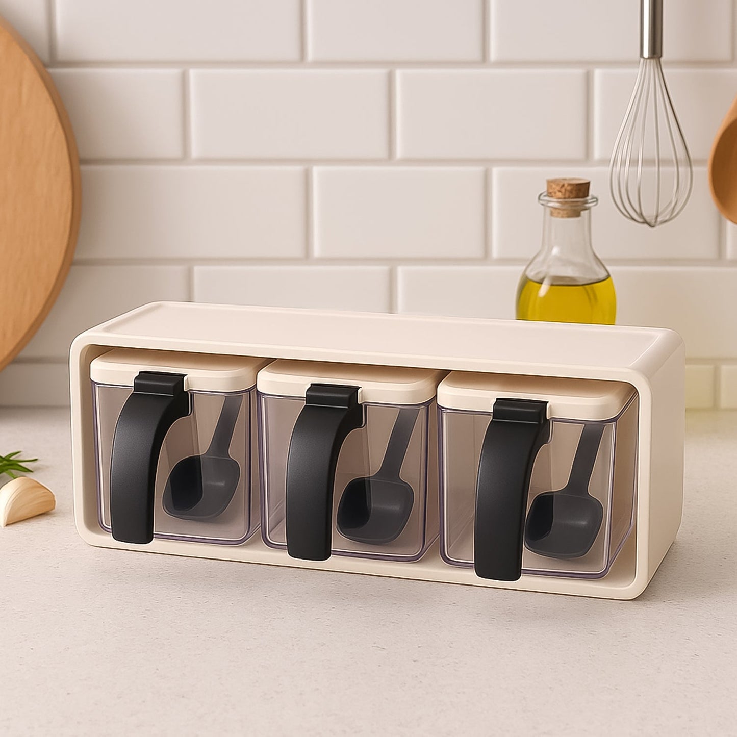 Grinss Stackable Spice Storage Set