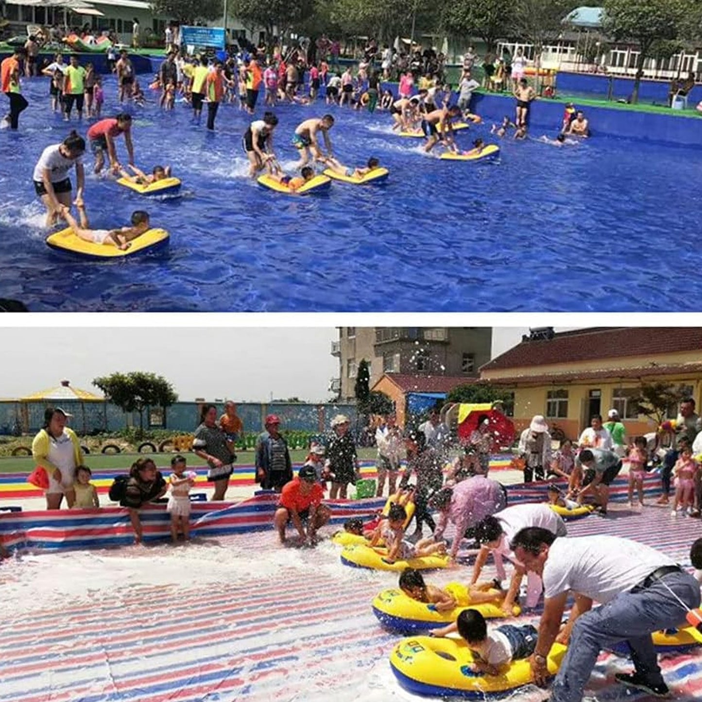 Inflatable Surfboard for Kids, Inflatable Bodyboard for Children with Handles