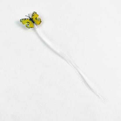 LED Butterfly Hair Braid Clip (Mix Color, 1 Pc)