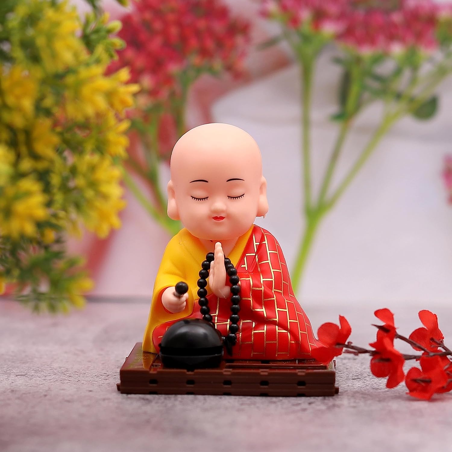 Moving Buddha Solar Showpiece