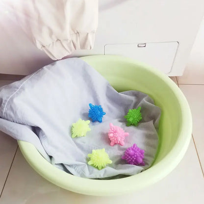 Soft Star Laundry Dryer Balls – 10-Piece Multi-Color Clothes Softener