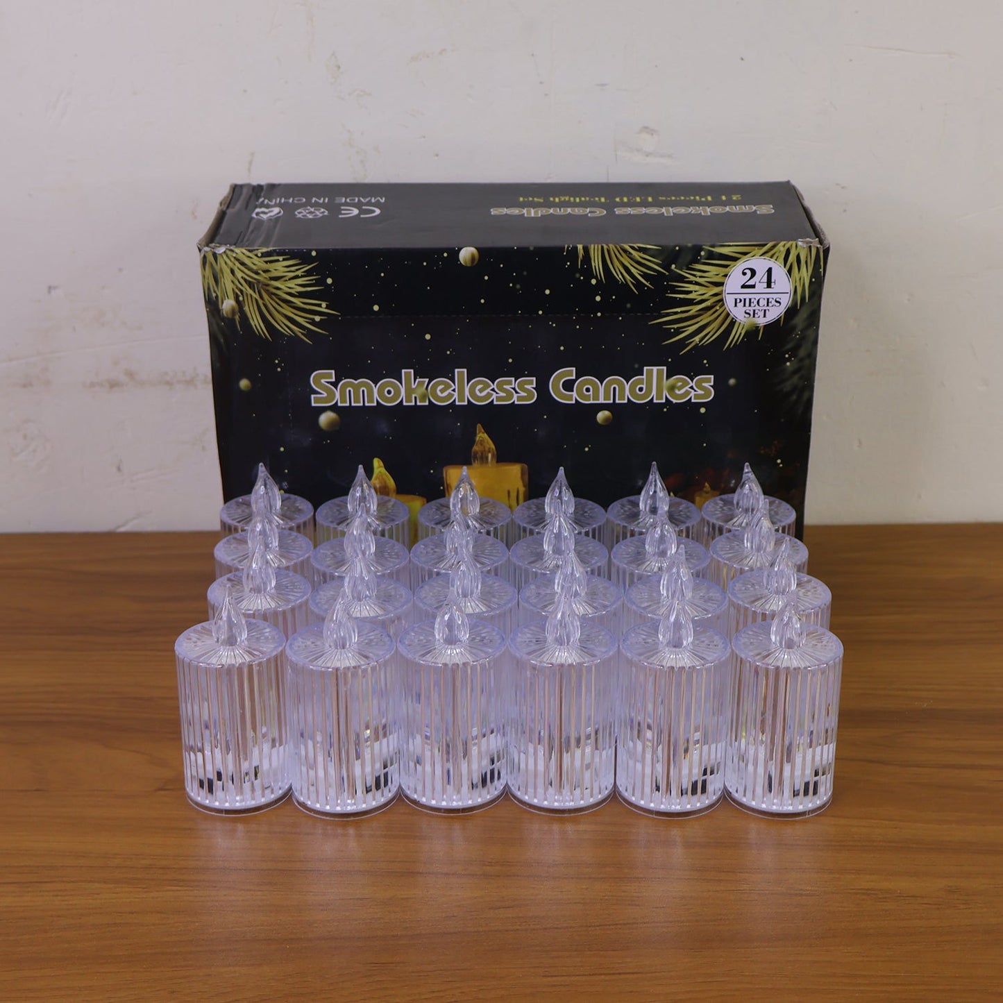 24 LED Flameless Decorative Candles