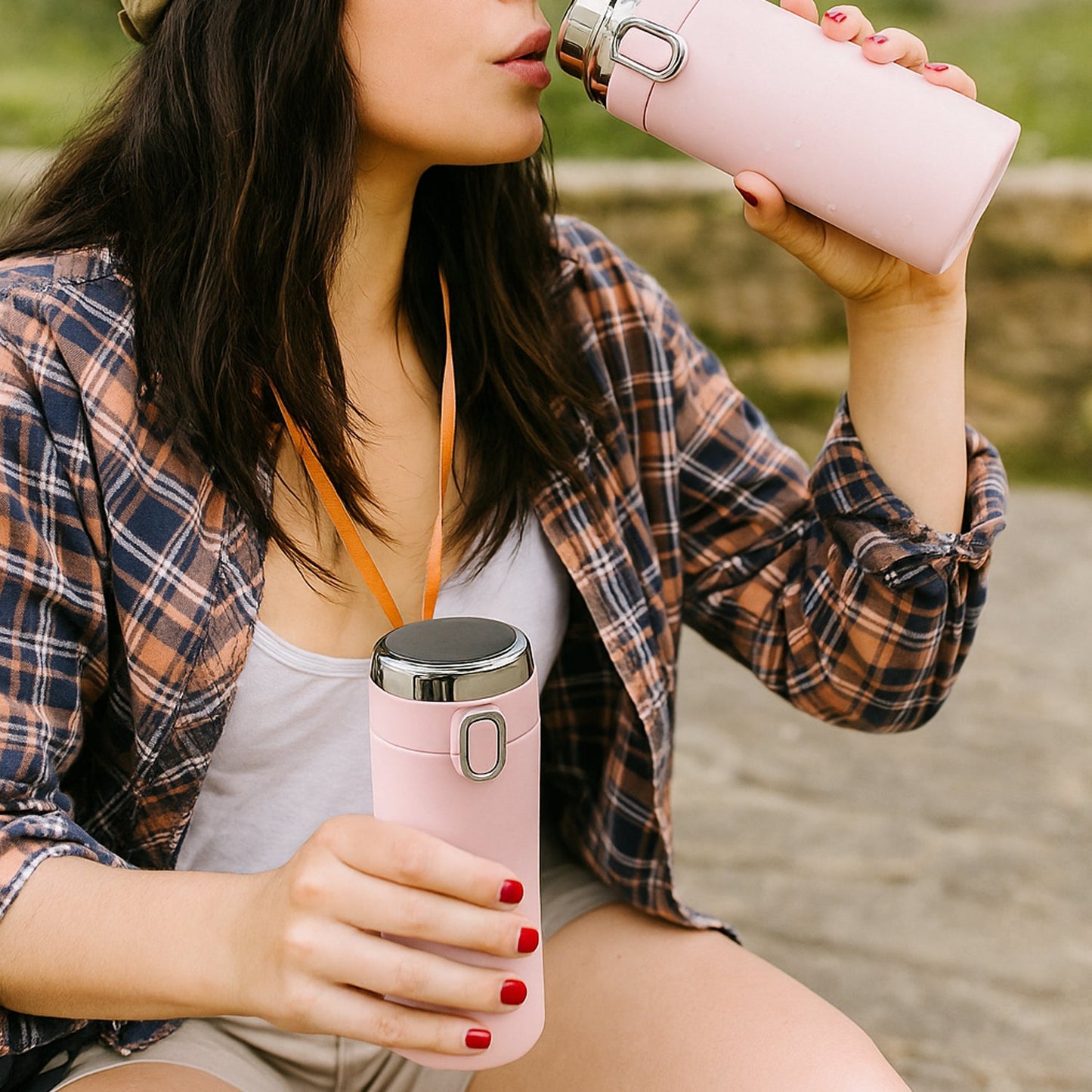 Smart Vacuum Insulated Water Bottle with LED Temperature Display (320 ml)