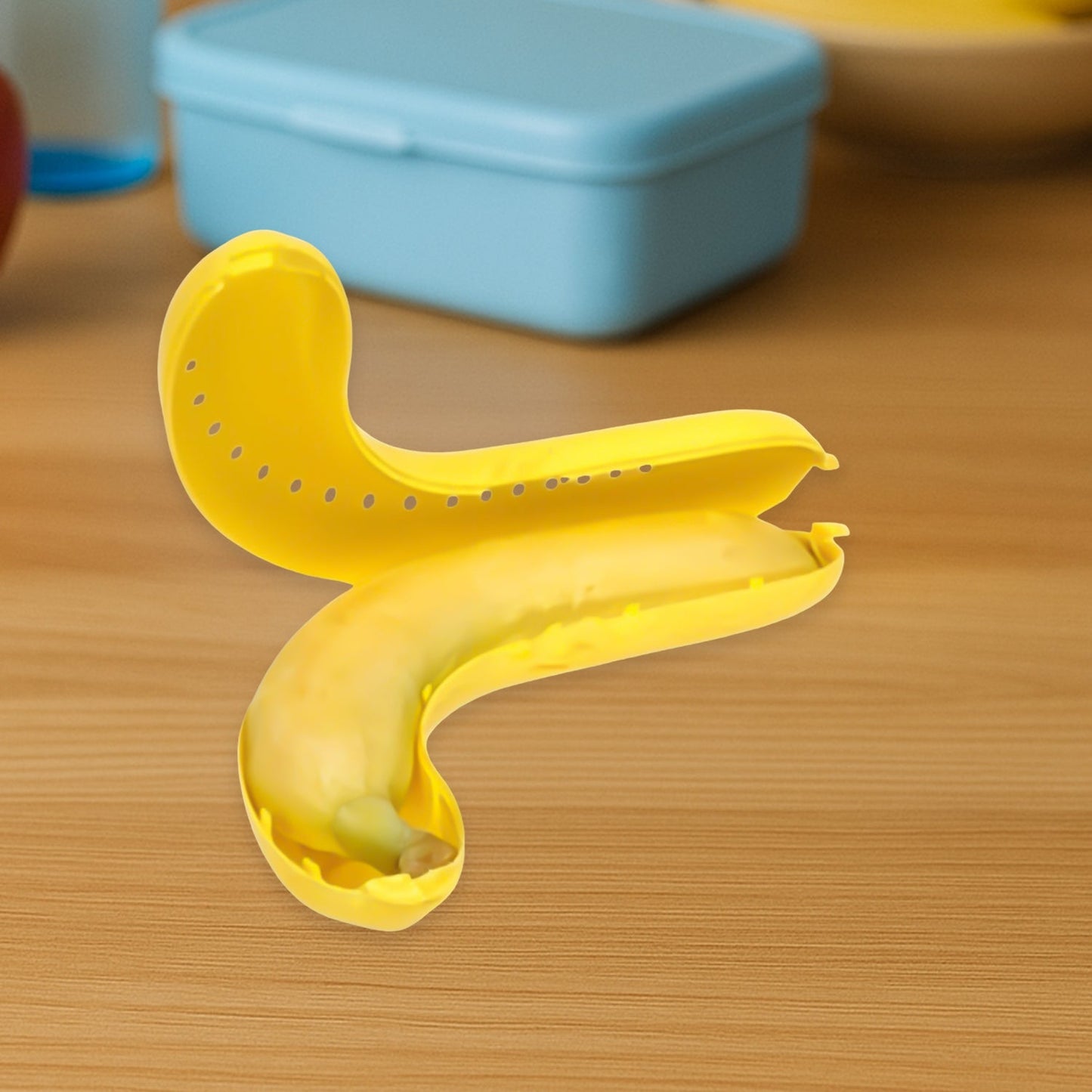 Banana Case Lunch Box Yellow
