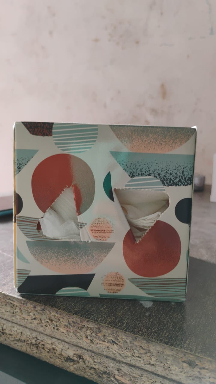 Tissues Cube Box – and Practical Tissue Holder for Home & Office (50 Pcs Set)