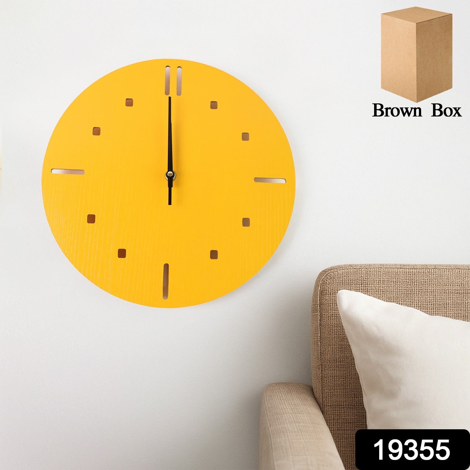 Minimalist Round Wall Clock
