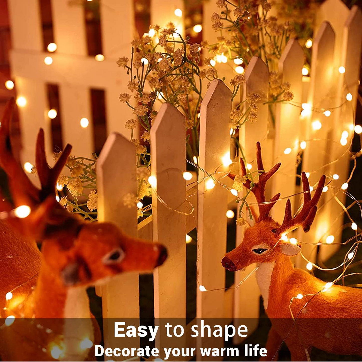 LED Flexible Wire Waterproof Lights (2AA Battery Operated, Battery not included)