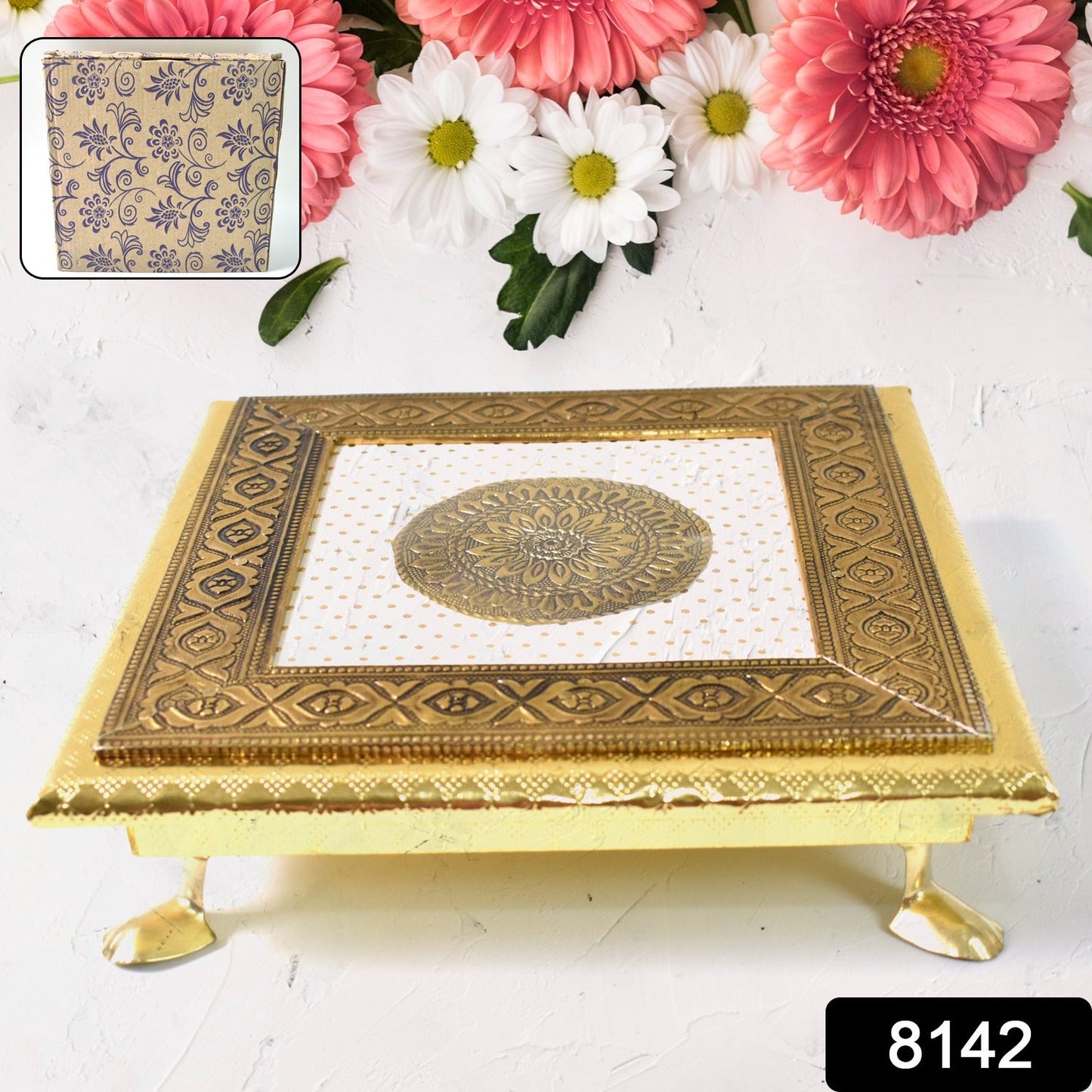Square Pooja Chowki