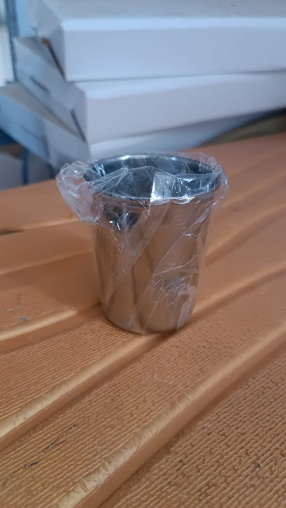 Small Stainless Steel Drinking Glass (1 Pc)