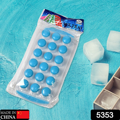 Smart Push Out Round Shape Mini Ice Cube Trays ,Silicone Chocolate Mold Maker