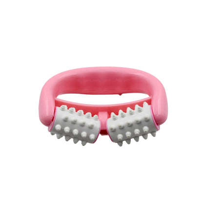 Plastic Massage Roller - 2-Roller Manual Design for Cellulite & Muscle Pain Relief