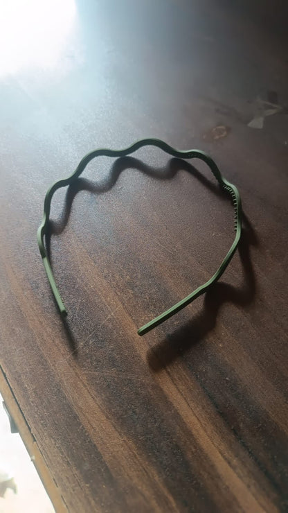 Plastic Simple Headbands Comb Headbands Hairbands (1 Pc)