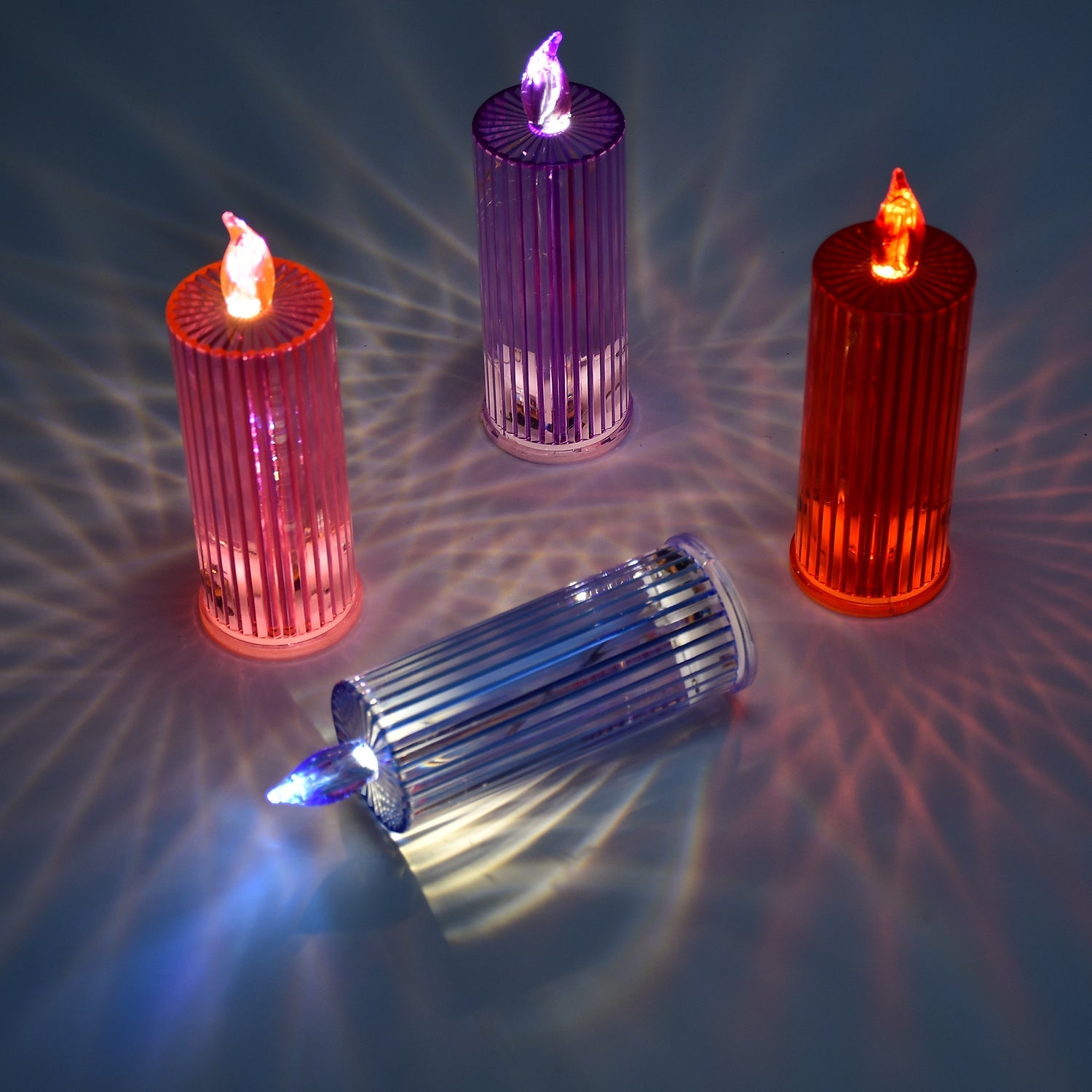 Big Simple Candles Crystal Lights