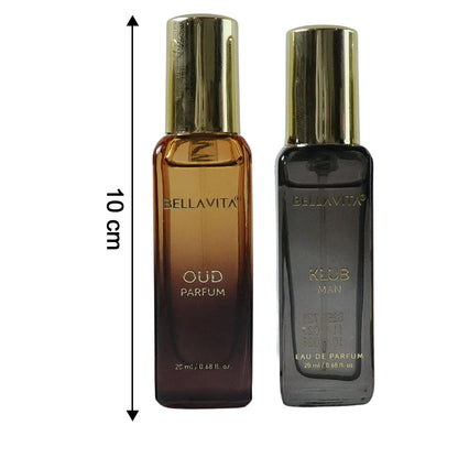 Bellavita Men’s Luxury Perfume Gift Set (4 Pc, 20 ML Each)