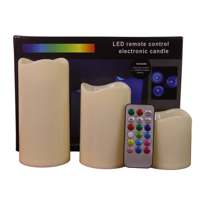 3 Decorative LED Candles