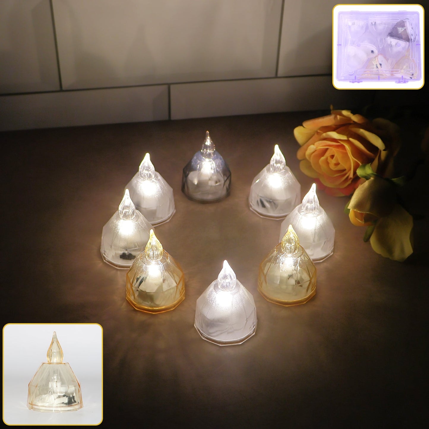 Flameless Diyas