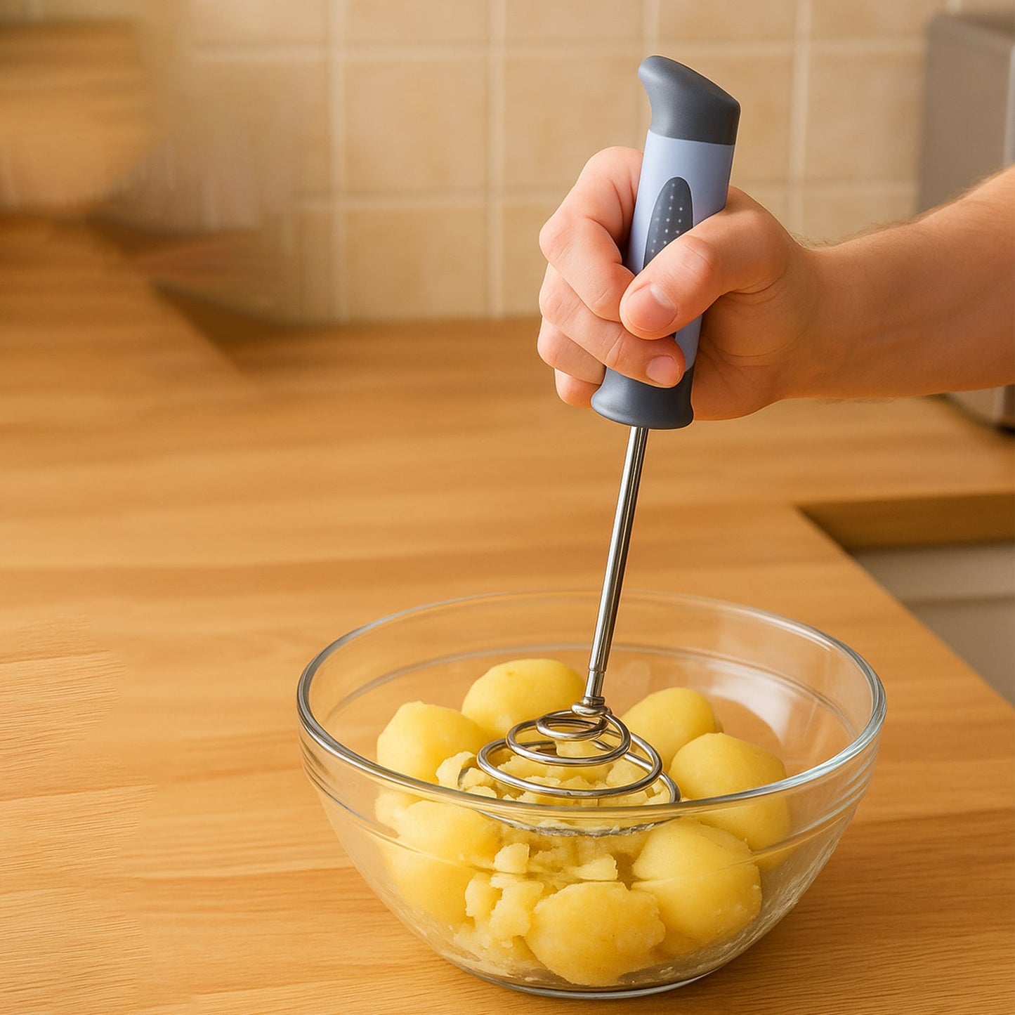 Supermom Spring O’Masher Heavy Duty Stainless Steel Vegetable & Potato Masher