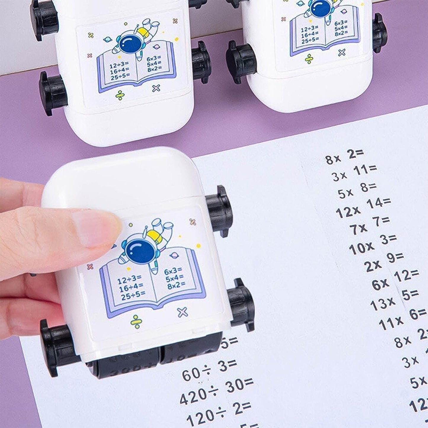 DIY Math Practice Stamp