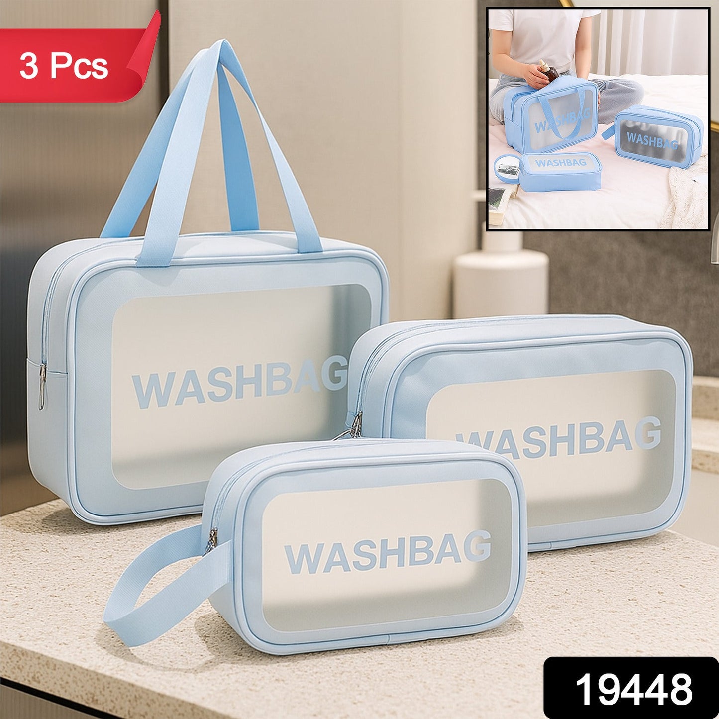 Triple Combo Travel Bag Set 