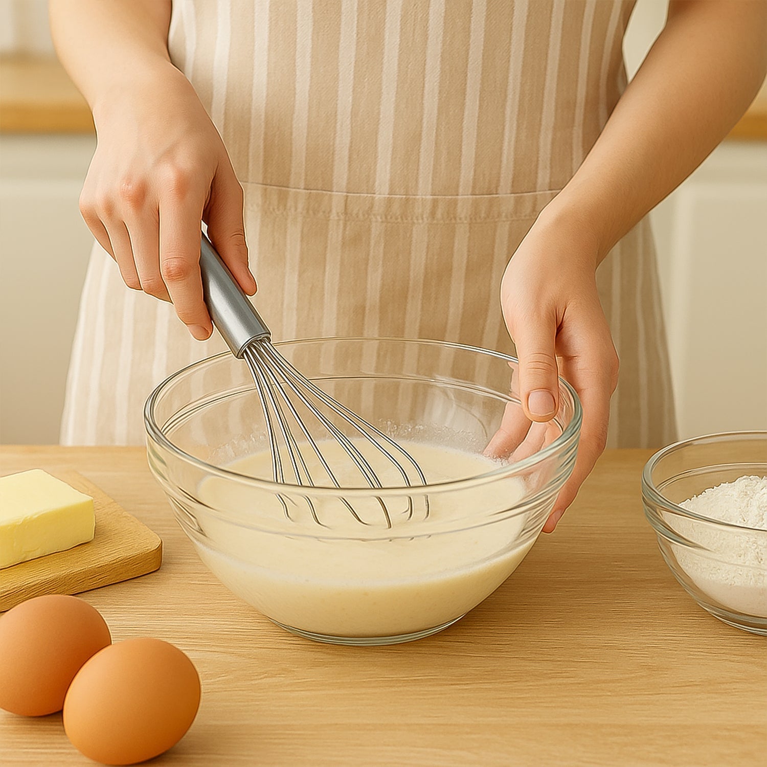 Small Size Stainless Steel Egg Beater Whisk