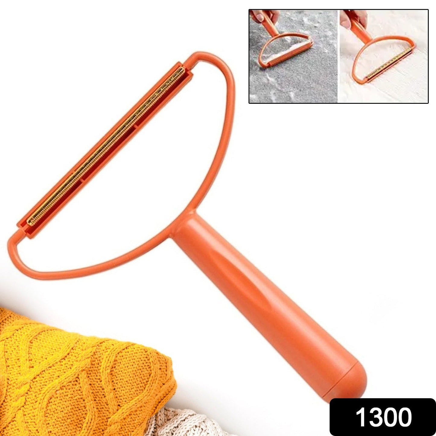 2-in-1 Portable Lint Remover – Long-Handle Brush & Sticky(1 Pc)