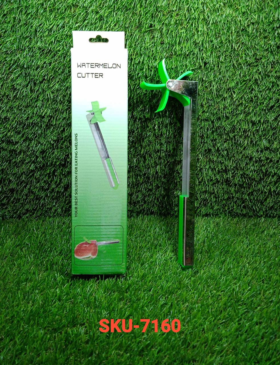 Stainless Steel Washable Watermelon Cutter – Windmill Slicer & Peeler