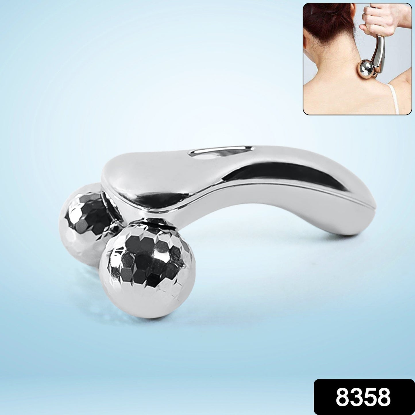 Handheld 3D Roller Face and Body Massager